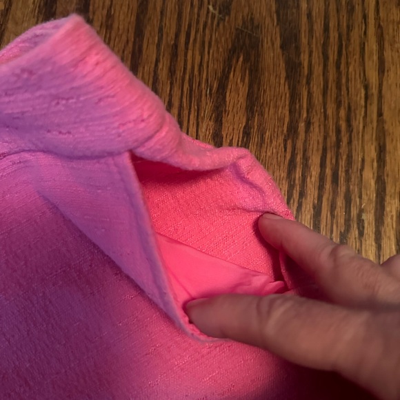 Trina Turk Pink Hermosa Twill Shorts - Picture 6 of 7